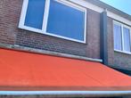 Zonnescherm 6m breed, Tuin en Terras, Zonneschermen, Ophalen of Verzenden, Gebruikt, Knikarmscherm