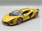 Diecast 1:18 Lamborghini Sián FKP 37 geel NIEUW, Hobby en Vrije tijd, Modelauto's | 1:18, Ophalen of Verzenden, Nieuw, Auto, Overige merken