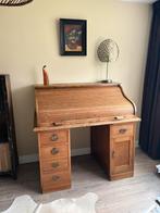 Secretaire, eiken, 123b, 79d, 120h, Huis en Inrichting, Kasten | Secretaires, Ophalen, Gebruikt