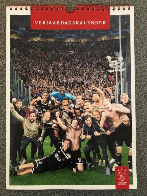 Voetbal Ajax Verjaardagskalender Cruyff Litmanen e.d. igs, Verzamelen, Sportartikelen en Voetbal, Zo goed als nieuw, Overige typen