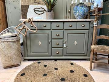 Ladekast dressoir commode linnenkast meidenkast taupe beschikbaar voor biedingen