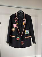 Oeteldonk jasje maat M/38 dames met rugembleem 🐸, Maat 38/40 (M), Carnaval, Ophalen of Verzenden, Zo goed als nieuw