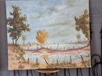 SCHILDERIJ " ZICHT OP DE MAAS", Ophalen of Verzenden