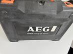 AEG boormachine, Ophalen of Verzenden, Gebruikt, Boormachine, Variabele snelheid