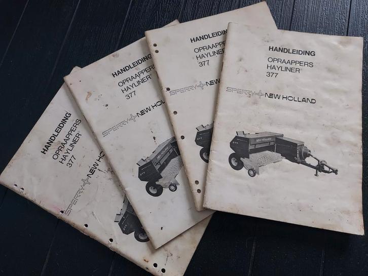 NewHolland Hayliner 377 balenpers handleiding, Auto diversen, Handleidingen en Instructieboekjes, Ophalen of Verzenden