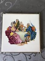 Vintage keramische onderzetter Barok, Huis en Inrichting, Woonaccessoires | Onderzetters, Ophalen of Verzenden, Glas of Kopje