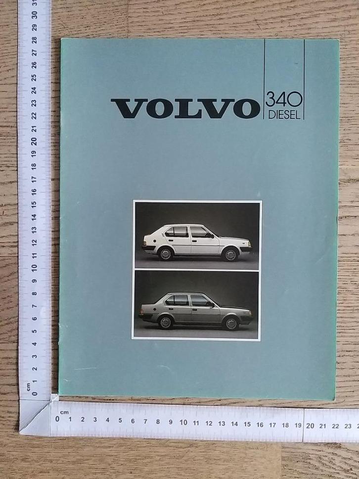 Volvo 340 Diesel, brochure 1985, Boeken, Auto's | Folders en Tijdschriften, Gelezen, Volvo, Ophalen of Verzenden