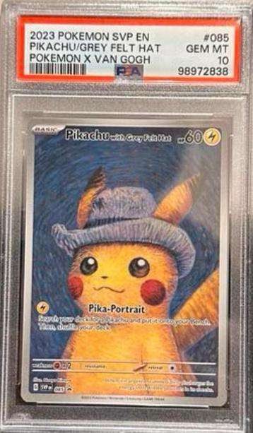 Pikachu Van Gogh PSA 10 beschikbaar voor biedingen
