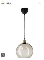 Rookglas Lampenkap, Huis en Inrichting, Lampen | Vloerlampen, Ophalen, Zo goed als nieuw, Glas, Minder dan 100 cm