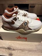 Stüssy x Nike Air Flight 89, Wit, Nieuw, Ophalen of Verzenden, Sneakers of Gympen