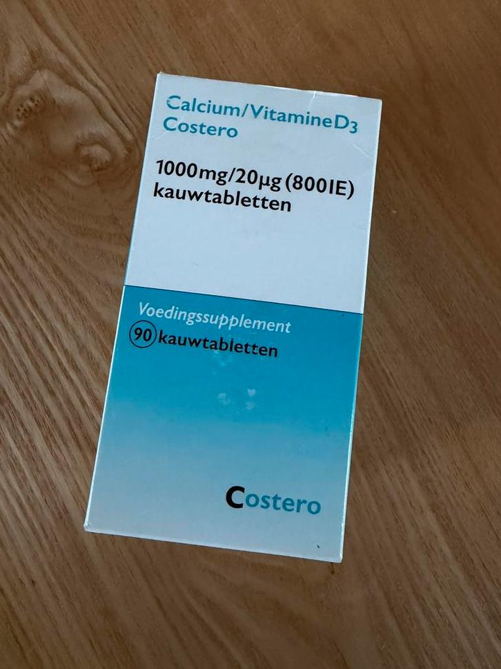 Calcium & Vitamine D3 kauwtabletten, Diversen, Levensmiddelen, Ophalen of Verzenden