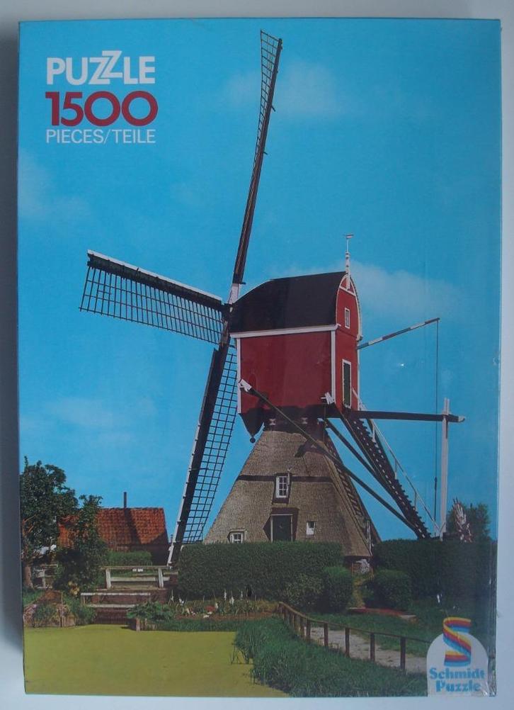 Puzzel - Windmolen in Holland - 1500 stukjes - NIEUW -, Hobby en Vrije tijd, Denksport en Puzzels, Nieuw, Legpuzzel, 500 t/m 1500 stukjes