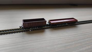 2 wagons N spoor beschikbaar voor biedingen