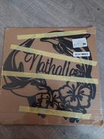 Muur hanger met dolfijnen en naam nathalie, Ophalen, Zo goed als nieuw