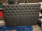 Stoffen Hoofdbord 160x200 zo goed als nieuw!!, Tweepersoons, Grijs, Ophalen of Verzenden, Zo goed als nieuw