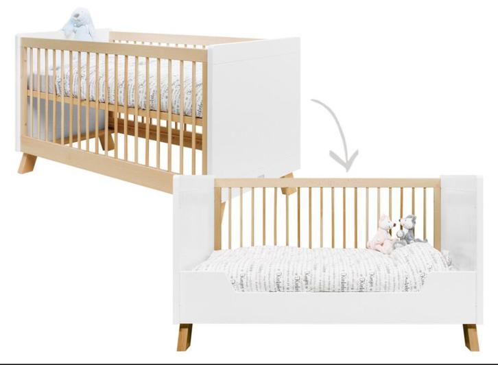 Bopita Lisa Ledikant en Meegroeibed 70x140 + Matras etc!, Kinderen en Baby's, Kinderkamer | Bedden, Gebruikt, Minder dan 140 cm