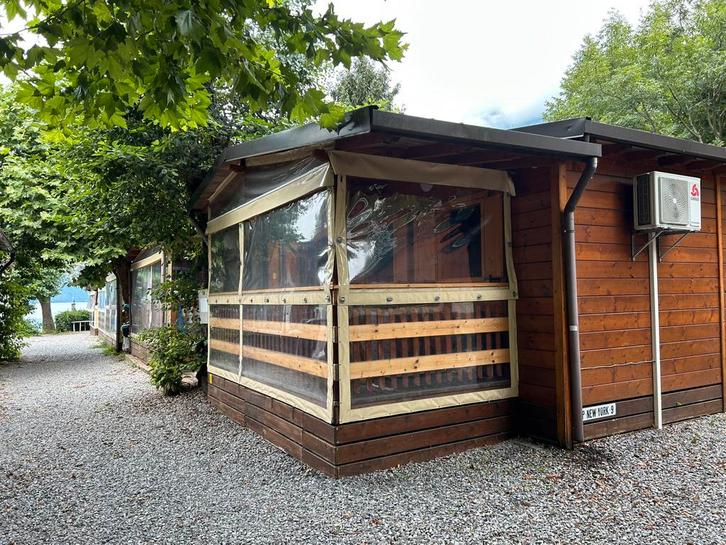 Te koop chalet op camping International Porlezza, Tuin en Terras, Tuinhuizen, Gebruikt, Ophalen