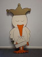 Geboortebord Ooievaar, Kinderen en Baby's, Kraamcadeaus en Geboorteborden, Ophalen, Zo goed als nieuw, Geboortebord