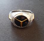 Ring met Mercedes logo maat 20.5 mm, Overige materialen, 20 of groter, Nieuw, Ophalen of Verzenden