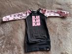 Z8 blah blah blah jurkje roze zwart 74, Kinderen en Baby's, Babykleding | Maat 74, Ophalen of Verzenden, Zo goed als nieuw, Meisje