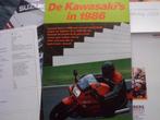 Kawasaki Yamaha Suzuki Peugeot Honda motor folders/brochures, Overige merken, Ophalen of Verzenden, Zo goed als nieuw