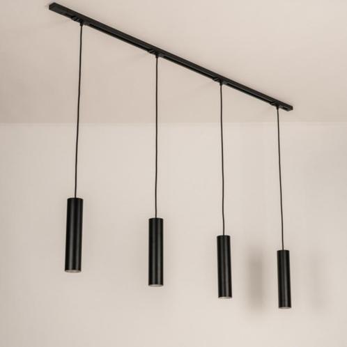 rails koker hanglamp zwart of beige keukeneiland tafel lamp, Huis en Inrichting, Lampen | Hanglampen, Nieuw, Minder dan 50 cm