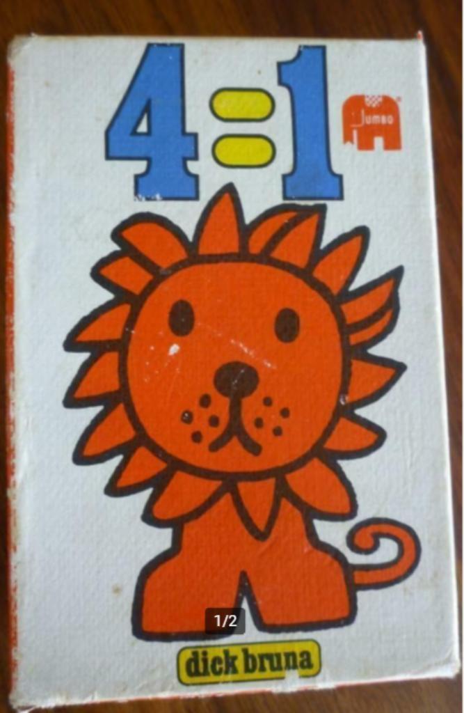 Dick Bruna. - 4=1 Kleuterkwartet"", Hobby en Vrije tijd, Gezelschapsspellen | Kaartspellen, Een of twee spelers, Drie of vier spelers