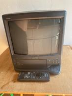 Sony14 inch  tv /vhs met remote control, Sony, Zo goed als nieuw, 40 tot 60 cm, Ophalen