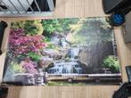 Wandpooster Waterval 160x100cm, Huis en Inrichting, Woonaccessoires | Schilderijen, Tekeningen en Foto's, Gebruikt, 125 cm of meer