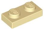 Lego plaatjes/ plates 1x2 tan 50 stuks, Ophalen of Verzenden, Zo goed als nieuw, Losse stenen, Lego