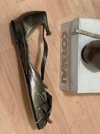 Dames , leer, ballerina’s, Corbeau maat 38,5, Overige kleuren, Zo goed als nieuw, Ballerina's, Ophalen of Verzenden