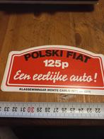 Fiat polski125 klassewinnaar monte carlo 73/75, Ophalen of Verzenden, Zo goed als nieuw