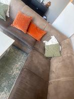 Suède hoekbank - Z.s.m. ophalen, Huis en Inrichting, Ophalen, Gebruikt, Hoekbank, Leer