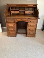 Eiken rolluik bureau, Huis en Inrichting, Kasten | Secretaires, Ophalen, Gebruikt