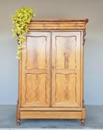 OPKNAPPER Antieke Biedermeier meidenkast vintage linnenkast, Ophalen of Verzenden