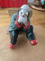 Gilde clown op bankje(handwerk), Antiek en Kunst, Ophalen of Verzenden