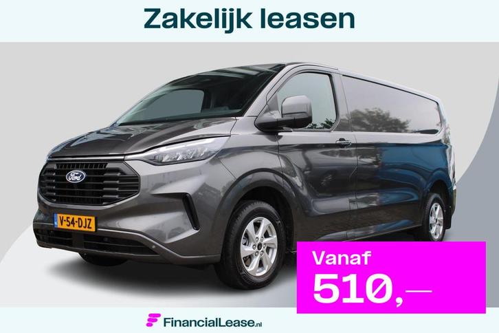Ford Transit Custom 320 2.0 TDCI L2H1 Limited | Trekhaak | C, Auto's, Bestelauto's, Bedrijf, Lease, Financial lease, ABS, Achteruitrijcamera