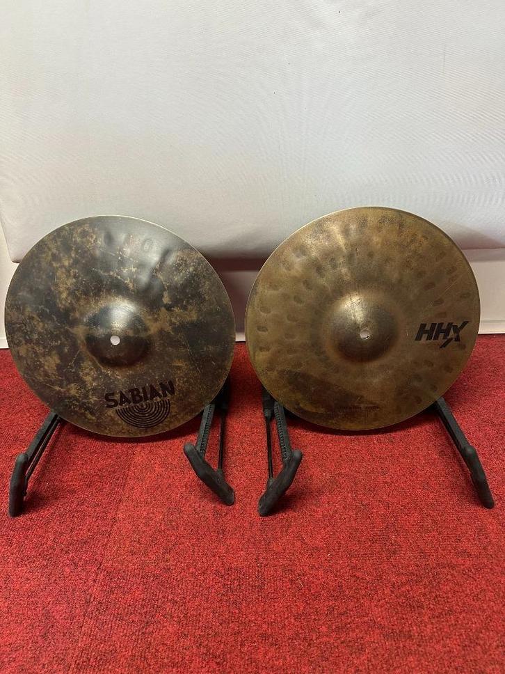 Sabian 13" hihat HHX Jojo Mayer fierce hats, Muziek en Instrumenten, Drumstellen en Slagwerk, Zo goed als nieuw, Overige merken