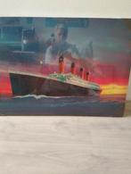 Nieuw;Titanic op canvas met verlichting, Overige typen, Nieuw, Ophalen of Verzenden, 75 cm of meer