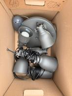 IKEA Hektar Lampen Set - Plafondspot + 3 Wandspots, Ophalen of Verzenden, Gebruikt, Metaal, Minder dan 50 cm