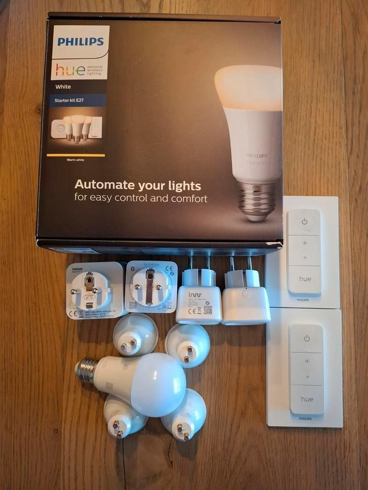 Philips by Signify Hue White met uitbreidingen, Huis en Inrichting, Lampen | Overige, Zo goed als nieuw, Ophalen of Verzenden