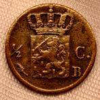 1/2 cent 1823B Willem I/ Nederland, Postzegels en Munten, Munten | Nederland, Verzenden, Koning Willem I, 1 cent