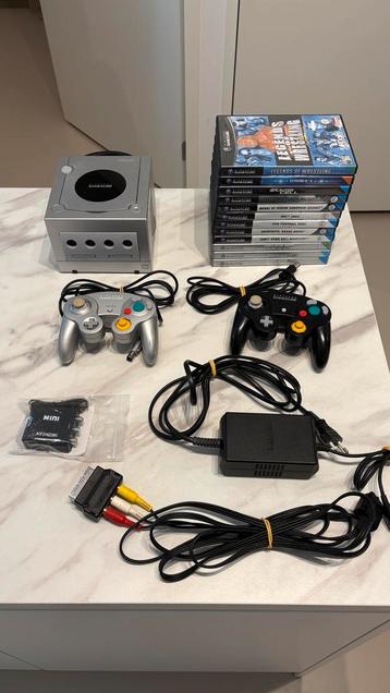 Nintendo Gamecube 2 controllers 12 spellen beschikbaar voor biedingen