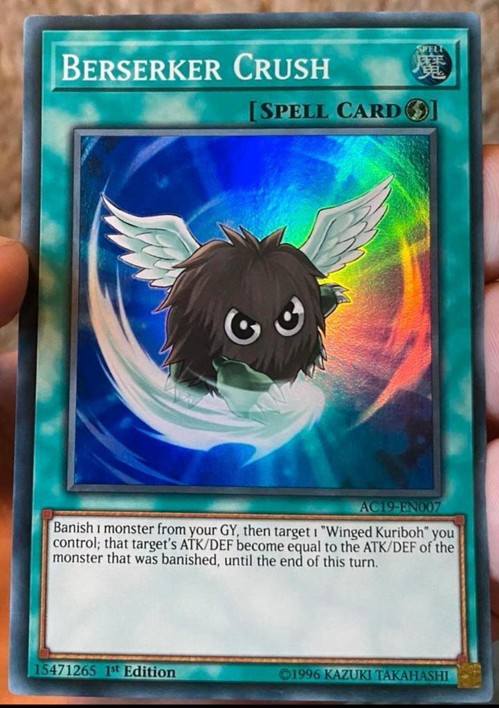 Yu-Gi-Oh! Berserker Crush AC19 1st Ed Advent Promo !, Hobby en Vrije tijd, Verzamelkaartspellen | Yu-gi-Oh!, Zo goed als nieuw