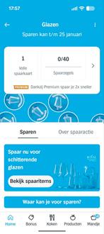 Ah glazenzegels, 1 volle kaart, Verzamelen, Supermarktacties, Albert Heijn, Ophalen