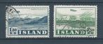 B333 – Scandinavië  - Ijsland – MiNr 278-279 (gestempeld), Verzenden, IJsland, Gestempeld