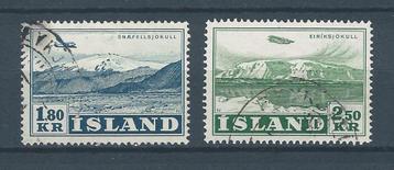 B333 – Scandinavië  - Ijsland – MiNr 278-279 (gestempeld) beschikbaar voor biedingen