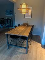 Houten eettafel, Huis en Inrichting, Ophalen, 200 cm of meer, 50 tot 100 cm, Zo goed als nieuw