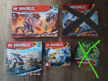 Lego ninjago sets beschikbaar voor biedingen