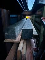 Eiken Palen 15x15x300cm - 2 stuks, Doe-het-zelf en Verbouw, Hout en Planken, Ophalen, Eiken, Zo goed als nieuw, 250 tot 300 cm